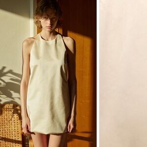 ZARA Balloon Halter Dress